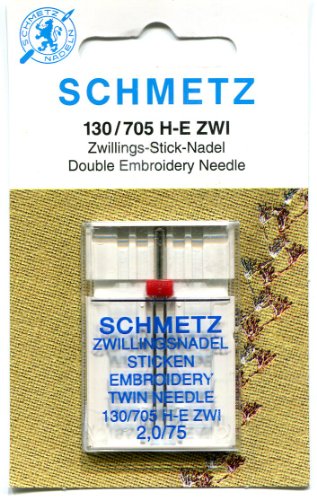 Produktreihe Nadeln Schmetz Universal TWIN (Pack mit je 1) - Freie Größen, 75 2.0mm Gap von SCHMETZ