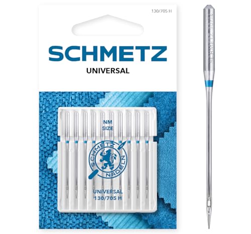 SCHMETZ | 10 Nähmaschinennadeln | Universal | 130/705 H | Nadeldicke 100/16 | auf jeder gängigen Haushaltsnähmaschine einsetzbar von SCHMETZ