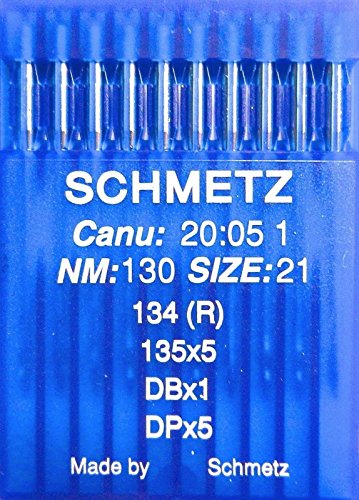 SCHMETZ 10 Rundkolben Nähmaschinen Nadeln System 134 (R) Industrie St. 130 von SCHMETZ