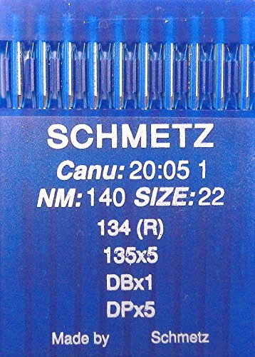 SCHMETZ 10 Rundkolben Nähmaschinen Nadeln System 134 (R) Industrie St. 140 von SCHMETZ