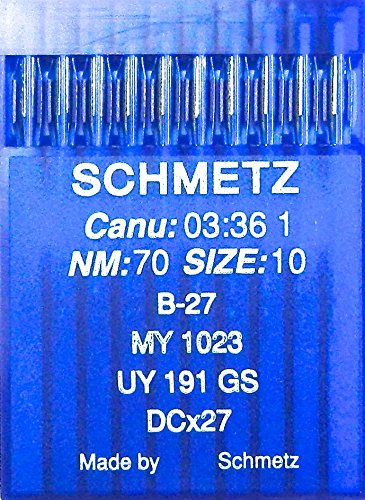 SCHMETZ 10 Rundkolben Nähmaschinen Nadeln System B-27 Industrie St. 70 SCHMETZ 10 Rundkolben Nähmaschinen Nadeln System B-27 Industrie St. 70 von SCHMETZ