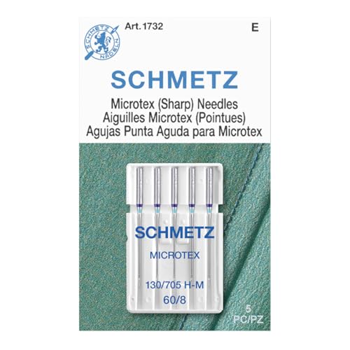 SCHMETZ Microtex Sharp Maschine Nadeln, Mehrfarbig, 9.29 X 5.66 X 0,45 cm, Passend für Home Interiors Art Works, Säurefrei, Entworfen für einfache Anwendung SCHMETZ Microtex Sharp Maschine Nadeln, Mehrfarbig, 9.29 X 5.66 X 0,45 cm, Passend für Home Interiors Art Works, Säurefrei, Entworfen für einfache Anwendung von SCHMETZ