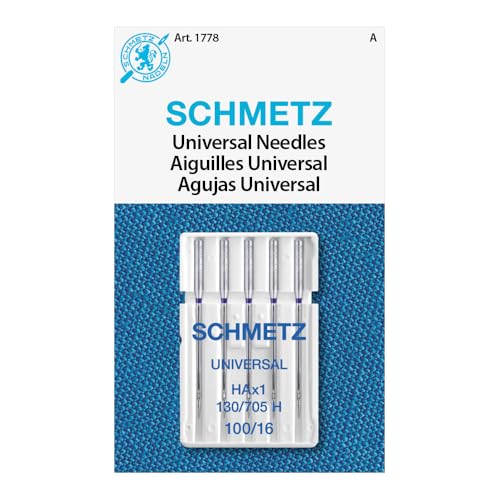 SCHMETZ Nadeln (Größe 16/100), 5 Stück pro Packung von SCHMETZ