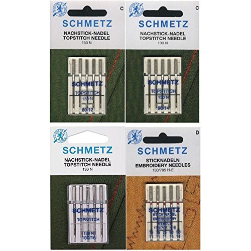 SCHMETZ Nadelsortiment Topstitch/Embroidery/System 130N/130/705H/20 Nadeln SCHMETZ Nadelsortiment Topstitch/Embroidery/System 130N/130/705H/20 Nadeln von SCHMETZ
