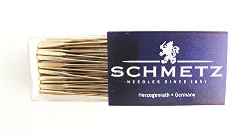 SCHMETZ Nähmaschinennadeln: 100 Universal-Nadeln, Nadeldicke 80/12, 130/705 H, mit Flachkolben auf jeder gängigen Haushaltsnähmaschine einsetzbar, Maxi Packung A 100 von SCHMETZ