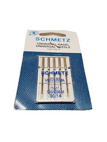 Schmetz 130-705-05-090 Nadel, Metal, Silber, 90-14 Größe, 5 Count von SCHMETZ
