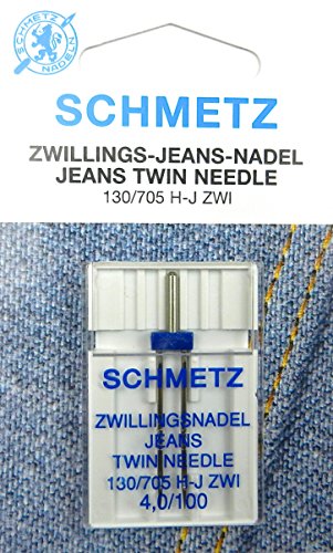 SCHMETZ Jeans Zwillingsnadel System 130-705 H-J ZWI St. 4,0/100 Nadelbreite 4 mm von SCHMETZ
