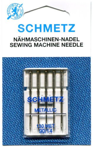 Schmetz Metallic Needle Range (Packs of 5) - 2 Sizes (90/14 (Thickest)) by Schmetz von SCHMETZ