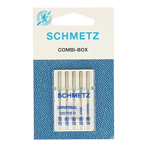 Schmetz Verschiedene Nadeln mit 70,80,90 Normal, 90 Jeans, 90 Stretch von SCHMETZ
