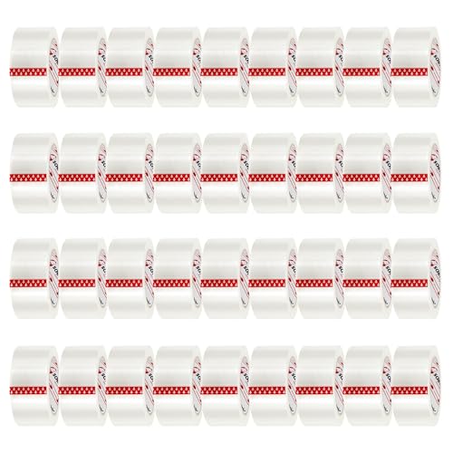 SCHMIDT security tools 36 Rollen Klebeband je 100m 48mm 45my Transparent Packband Paketklebeband Packetband Verpackungsband von SCHMIDT security tools