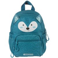 SCHNEIDERS Kindergartenrucksack Wolf Kunstfaser petrol SCHNEIDERS Kindergartenrucksack Wolf Kunstfaser petrol von SCHNEIDERS
