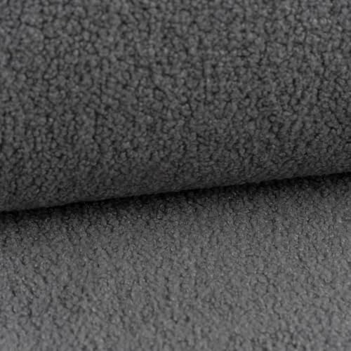 Boucle Stoff Teddystoff Kunstfell Teddy Fur uni grau 1,5m Breite Boucle Stoff Teddystoff Kunstfell Teddy Fur uni grau 1,5m Breite von SCHÖNER LEBEN.