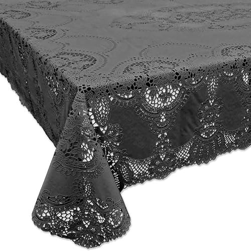 SCHÖNER LEBEN. Outdoor Tischdecke Häkelspitze Amira dunkelgrau 152x228cm SCHÖNER LEBEN. Outdoor Tischdecke Häkelspitze Amira dunkelgrau 152x228cm von SCHÖNER LEBEN.