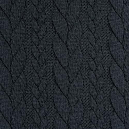 SCHÖNER LEBEN. Bekleidungsstoff Cably Zopfmuster Strickstoff schwarz 1,5m br SCHÖNER LEBEN. Bekleidungsstoff Cably Zopfmuster Strickstoff schwarz 1,5m br von SCHÖNER LEBEN.