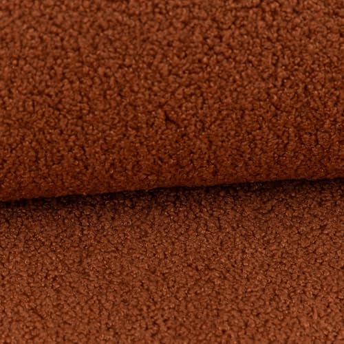 SCHÖNER LEBEN. Boucle Stoff Teddystoff Kunstfell Teddy Fur Uni rost 1,5m Breite SCHÖNER LEBEN. Boucle Stoff Teddystoff Kunstfell Teddy Fur Uni rost 1,5m Breite von SCHÖNER LEBEN.