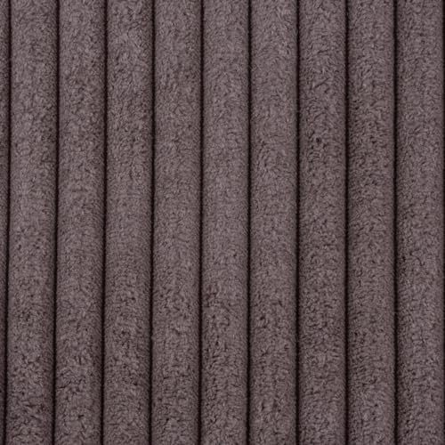 SCHÖNER LEBEN. Cord Polsterstoff Möbelstoff Cord Baby Rib Nougat 1,45m von SCHÖNER LEBEN.