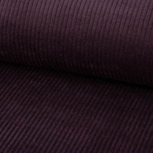 SCHÖNER LEBEN. Cord Stoff BW Bekleidungsstoff Dekostoff 4,5W grob Uni aubergine 1,4m SCHÖNER LEBEN. Cord Stoff BW Bekleidungsstoff Dekostoff 4,5W grob Uni aubergine 1,4m von SCHÖNER LEBEN.