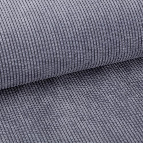SCHÖNER LEBEN. Cord Stoff Bubble Bekleidungsstoff Dekostoff Rauchblau 1,45m SCHÖNER LEBEN. Cord Stoff Bubble Bekleidungsstoff Dekostoff Rauchblau 1,45m von SCHÖNER LEBEN.