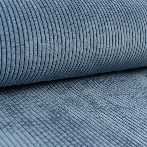 SCHÖNER LEBEN. Cordstoff Cord Meterware einfarbig blau 1,50m Breite SCHÖNER LEBEN. Cordstoff Cord Meterware einfarbig blau 1,50m Breite von SCHÖNER LEBEN.