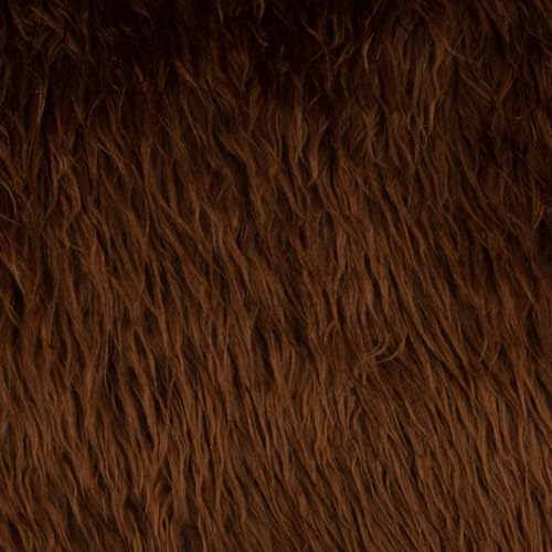 SCHÖNER LEBEN. Fellimitat Kunstfell Stoff Langhaar braun 1,45m Breite SCHÖNER LEBEN. Fellimitat Kunstfell Stoff Langhaar braun 1,45m Breite von SCHÖNER LEBEN.