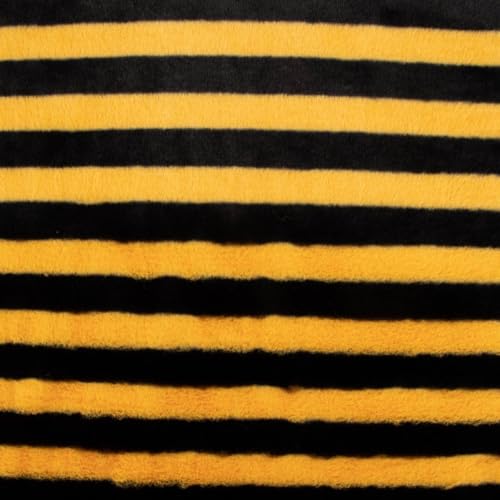 SCHÖNER LEBEN. Fellimitat Kunstfell kuschelweich Streifen gelb schwarz 1,5m Breite SCHÖNER LEBEN. Fellimitat Kunstfell kuschelweich Streifen gelb schwarz 1,5m Breite von SCHÖNER LEBEN.
