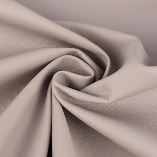 SCHÖNER LEBEN. Kunstleder Polsterstoff Kaiman Meterware Taupe 145cm Breite SCHÖNER LEBEN. Kunstleder Polsterstoff Kaiman Meterware Taupe 145cm Breite von SCHÖNER LEBEN.