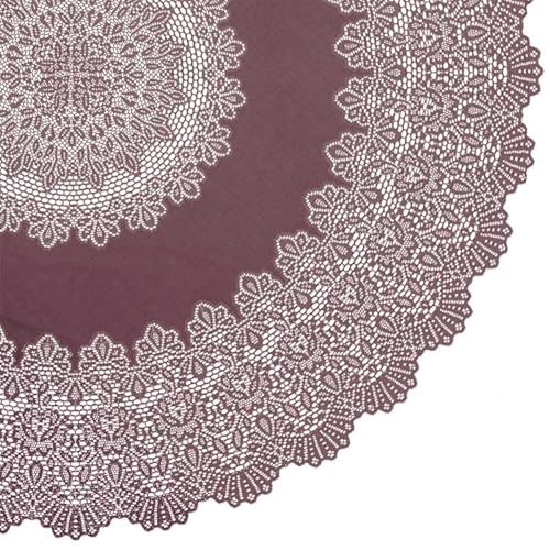 SCHÖNER LEBEN. Outdoor Tischdecke Häkelspitze Amira rund Cassis Ø 180cm SCHÖNER LEBEN. Outdoor Tischdecke Häkelspitze Amira rund Cassis Ø 180cm von SCHÖNER LEBEN.