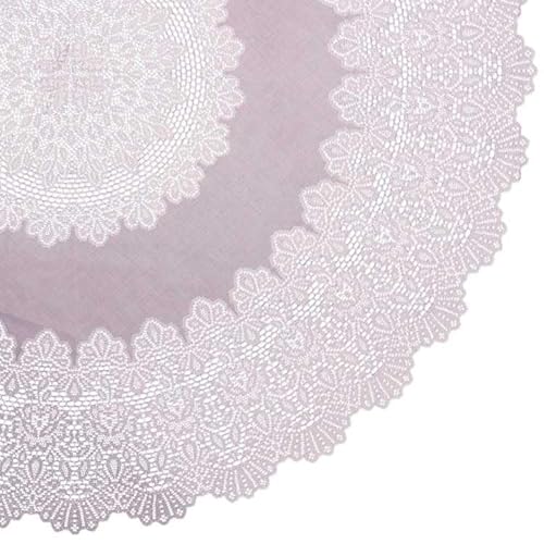 SCHÖNER LEBEN. Outdoor Tischdecke Häkelspitze Amira rund lila Ø 180cm SCHÖNER LEBEN. Outdoor Tischdecke Häkelspitze Amira rund lila Ø 180cm von SCHÖNER LEBEN.
