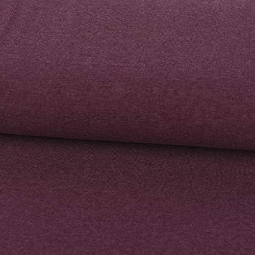 SCHÖNER LEBEN. Strickschlauch Bündchenstoff Melange Bordeaux Beere 33cm Breite SCHÖNER LEBEN. Strickschlauch Bündchenstoff Melange Bordeaux Beere 33cm Breite von SCHÖNER LEBEN.