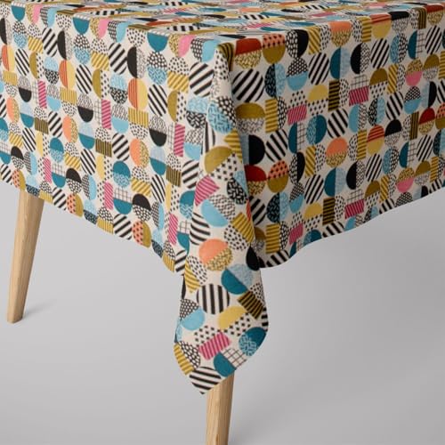 SCHÖNER LEBEN. Tischdecke Jacquard Punkte schwarz Silbergrau, Größe:130x220cm SCHÖNER LEBEN. Tischdecke Jacquard Punkte schwarz Silbergrau, Größe:130x220cm von SCHÖNER LEBEN.
