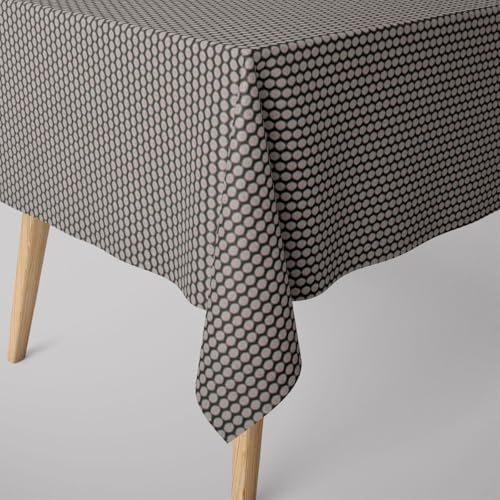 SCHÖNER LEBEN. Tischdecke Jacquard Punkte schwarz Silbergrau, Größe:130x130cm SCHÖNER LEBEN. Tischdecke Jacquard Punkte schwarz Silbergrau, Größe:130x130cm von SCHÖNER LEBEN.