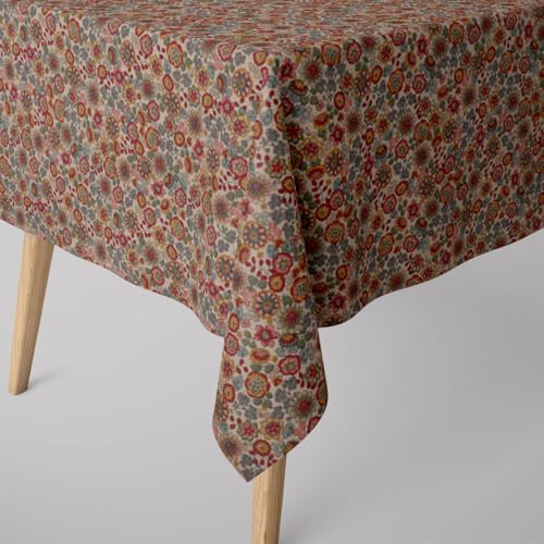 SCHÖNER LEBEN. Tischdecke Magic Wildflower Retro Blumen Natur bunt, Größe:90x90cm SCHÖNER LEBEN. Tischdecke Magic Wildflower Retro Blumen Natur bunt, Größe:90x90cm von SCHÖNER LEBEN.