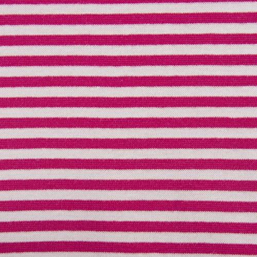 Strickschlauch Bündchenstoff fein Streifen 5mm pink weiß 35cm Breite Strickschlauch Bündchenstoff fein Streifen 5mm pink weiß 35cm Breite von SCHÖNER LEBEN.