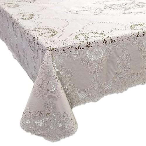 SCHÖNER LEBEN. Tischdecke Outdoor Häkelspitze Amira beige 137x180cm SCHÖNER LEBEN. Tischdecke Outdoor Häkelspitze Amira beige 137x180cm von SCHÖNER LEBEN.