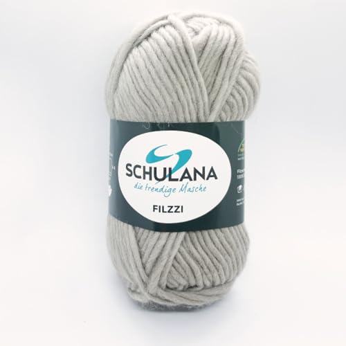 SCHULANA Filzzi, 100% Schurwolle, zum Stricken und Häkeln, ideal zum filzen, 50g ca 50m, Beige 028 SCHULANA Filzzi, 100% Schurwolle, zum Stricken und Häkeln, ideal zum filzen, 50g ca 50m, Beige 028 von SCHULANA