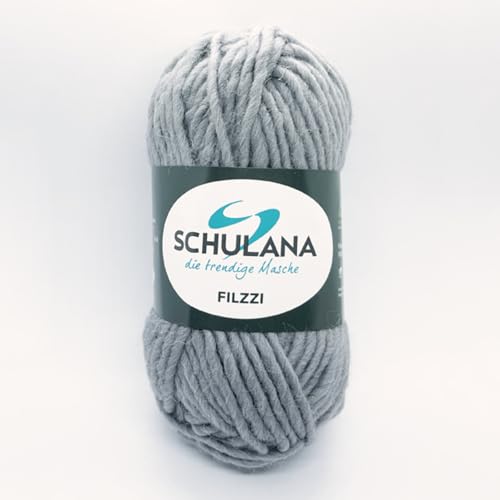 SCHULANA Filzzi, 100% Schurwolle, zum Stricken und Häkeln, ideal zum filzen, 50g ca 50m, Grau 017 SCHULANA Filzzi, 100% Schurwolle, zum Stricken und Häkeln, ideal zum filzen, 50g ca 50m, Grau 017 von SCHULANA