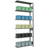SCHULTE Anbau-Schwerlastregal MULTIplus 150 12736 silber 100,0 x 30,0 x 250,0 cm SCHULTE Anbau-Schwerlastregal MULTIplus 150 12736 silber 100,0 x 30,0 x 250,0 cm von SCHULTE