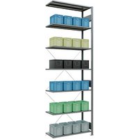 SCHULTE Anbau-Schwerlastregal MULTIplus 150 12747 silber 100,0 x 40,0 x 300,0 cm SCHULTE Anbau-Schwerlastregal MULTIplus 150 12747 silber 100,0 x 40,0 x 300,0 cm von SCHULTE