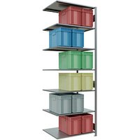 SCHULTE Anbau-Schwerlastregal MULTIplus 150 12787-LR silber 100,0 x 80,0 x 300,0 cm SCHULTE Anbau-Schwerlastregal MULTIplus 150 12787-LR silber 100,0 x 80,0 x 300,0 cm von SCHULTE
