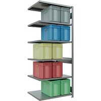 SCHULTE Anbau-Schwerlastregal MULTIplus 250 12986-LR silber 100,0 x 80,0 x 250,0 cm SCHULTE Anbau-Schwerlastregal MULTIplus 250 12986-LR silber 100,0 x 80,0 x 250,0 cm von SCHULTE