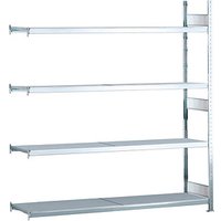 SCHULTE Anbau-Weitspannregal WS 2000 15581 silber 150,0 x 40,0 x 250,0 cm von SCHULTE