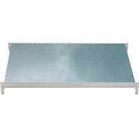 SCHULTE Fachboden für Schrägbodenregal L MULTIplus150 grau 130,0 x 60,0 cm von SCHULTE