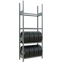 SCHULTE Reifenregal 20987 silber 110,0 x 40,0 x 275,0 cm von SCHULTE