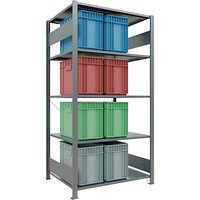 SCHULTE Schwerlastregal MULTIplus 150 12580 silber 100,0 x 80,0 x 200,0 cm von SCHULTE