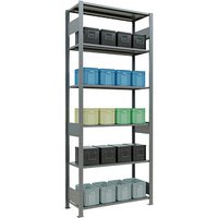 SCHULTE Schwerlastregal MULTIplus 150 12741-LR silber 100,0 x 40,0 x 250,0 cm SCHULTE Schwerlastregal MULTIplus 150 12741-LR silber 100,0 x 40,0 x 250,0 cm von SCHULTE