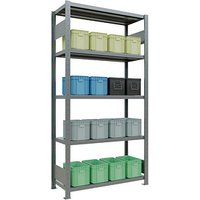 SCHULTE Schwerlastregal MULTIplus 250 12940-LR silber 100,0 x 40,0 x 200,0 cm SCHULTE Schwerlastregal MULTIplus 250 12940-LR silber 100,0 x 40,0 x 200,0 cm von SCHULTE