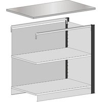 SCHULTE Thekenmodul Mittelmodul, schwarz, lichtgrau 100,0 x 78,0 x 103,5 cm von SCHULTE