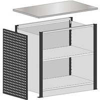 SCHULTE Thekenmodul MULTIplus Startmodul gerade, mit Arbeitsplatte, lichtgrau, schwarz 105,6 x 78,0 x 103,5 cm SCHULTE Thekenmodul MULTIplus Startmodul gerade, mit Arbeitsplatte, lichtgrau, schwarz 105,6 x 78,0 x 103,5 cm von SCHULTE