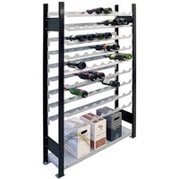 SCHULTE Weinregal schwarz, silber 106,0 x 28,6 x 230,0 cm SCHULTE Weinregal schwarz, silber 106,0 x 28,6 x 230,0 cm von SCHULTE