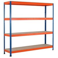 SCHULTE Weitspannregal Z1 18287-N blau/orange 184,1 x 77,3 x 243,8 cm SCHULTE Weitspannregal Z1 18287-N blau/orange 184,1 x 77,3 x 243,8 cm von SCHULTE